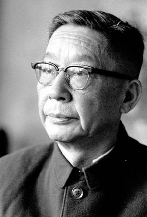 老舍的肖像